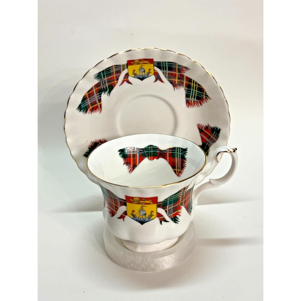 Royal Albert The LoomCrofters Rd 1959 New Brunswick Tartan Tea Cup and Saucer